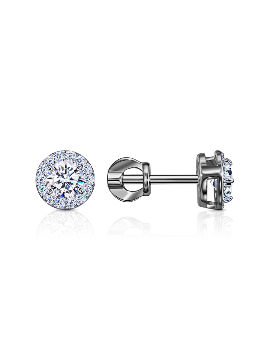 Серьги пусеты-гвоздики, Золото 585, С230-3713