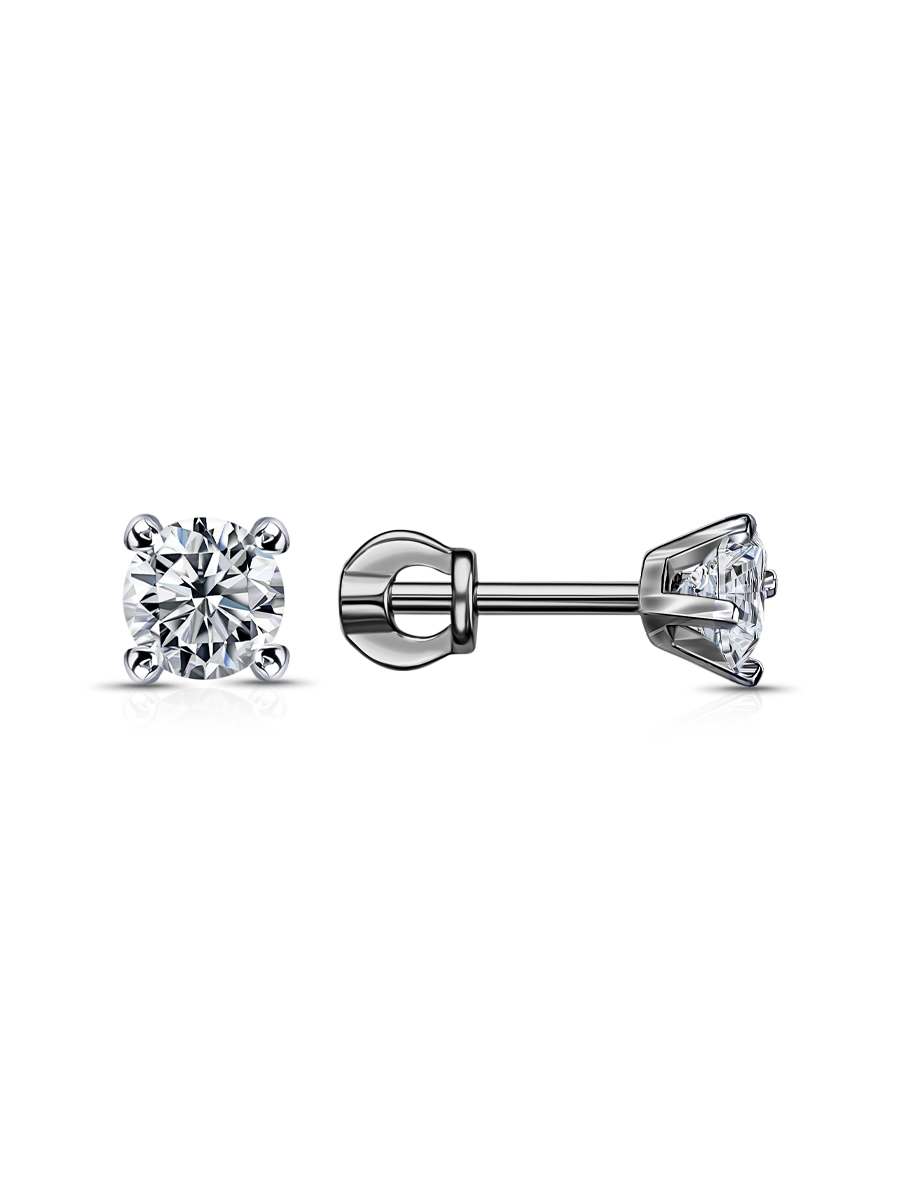 Серьги пусеты-гвоздики, Золото 585, С230-1287