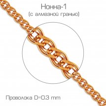 Цепочка Золото 585, плетение Нонна, ЦНН20512030