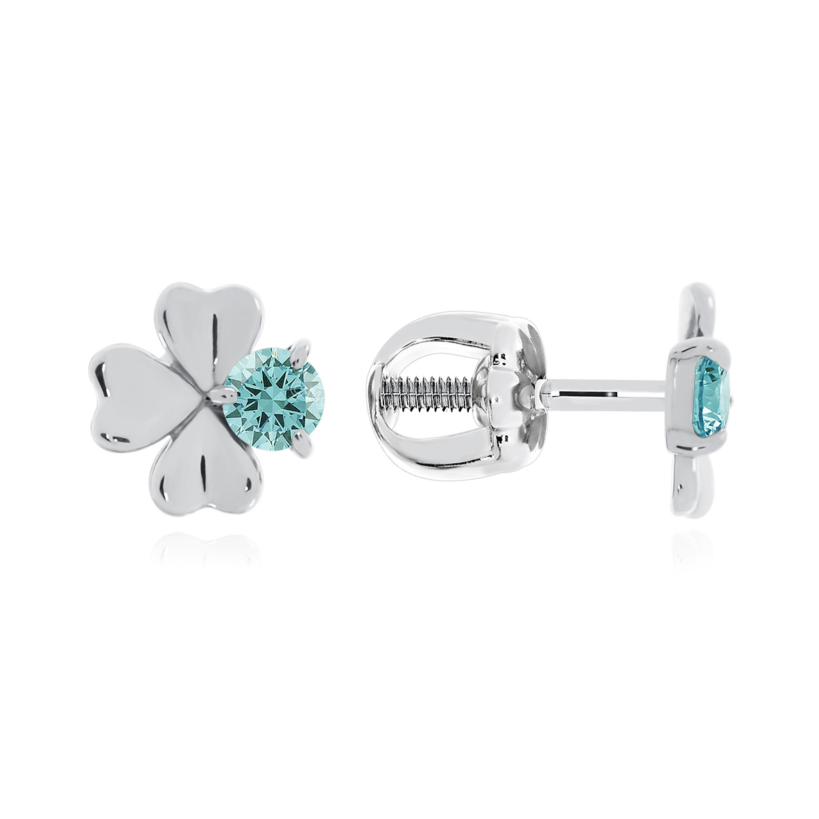 Серьги пусеты-гвоздики, Серебро 925, 2340881934-78