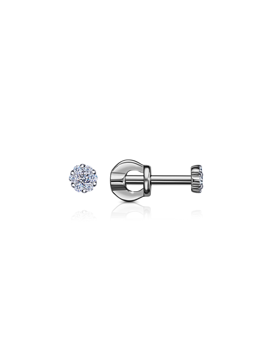 Серьги пусеты-гвоздики, Золото 585, С230-602