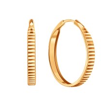 Конго/серьги-кольца,  Золото 585  Т10062Г154