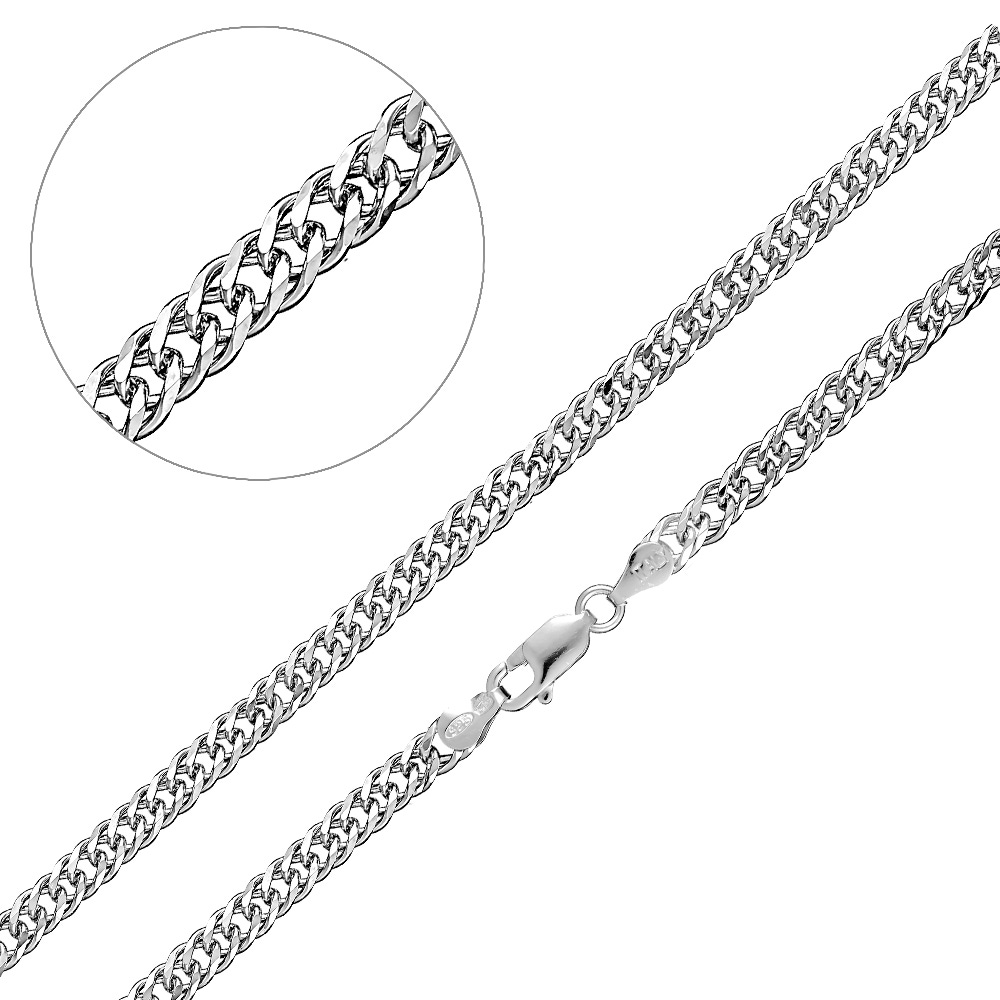 Цепочка Серебро 925, плетение Ромб, ДвР 0,6
