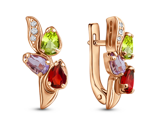 Серьги, Золото 585, 1102673574