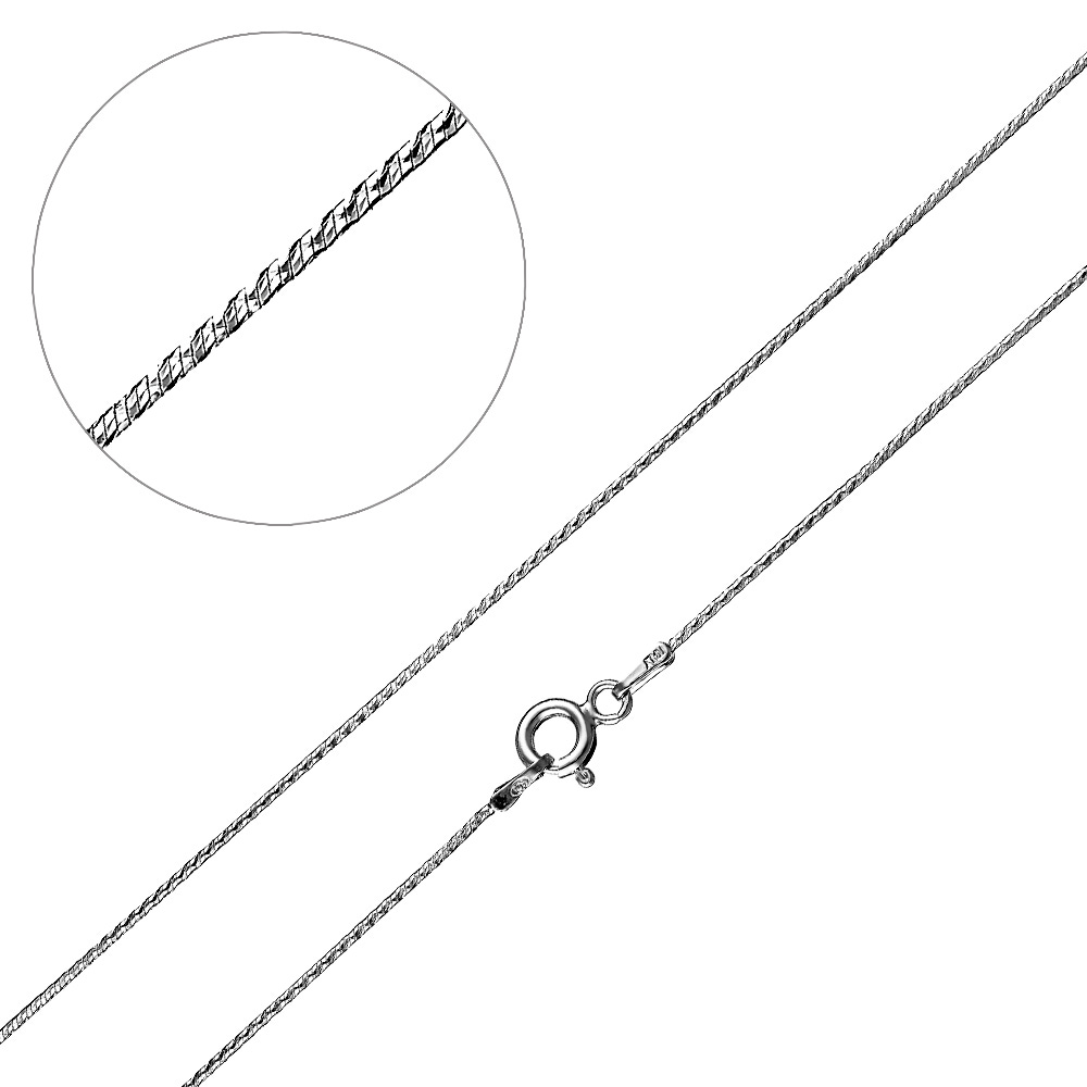Цепочка Серебро 925, плетение Снейк, ТОДр 21 