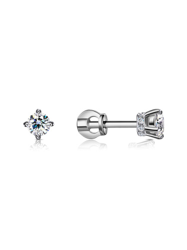 Серьги пусеты-гвоздики, Золото 585, С230-897
