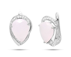 Серьги, Серебро 925, Кварц 626412