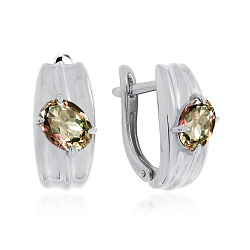 Серьги, Серебро 925, Султанит 2340611671