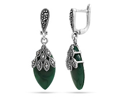 Серьги, Серебро 925, Марказит 633272