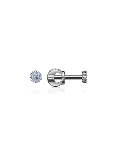 Серьги пусеты-гвоздики, Золото 585, С230-602