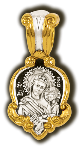 Иконка нательная,  Серебро 925, 08539