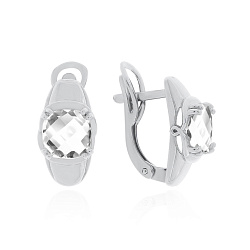 Серьги, Серебро 925, Хрусталь горный 2340521537