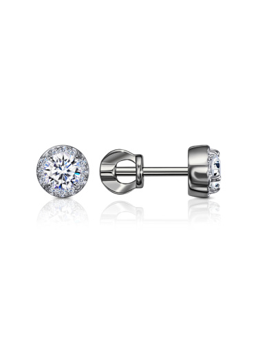 Серьги пусеты-гвоздики, Золото 585, С230-3612