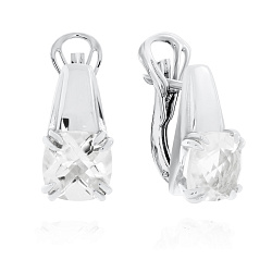 Серьги, Серебро 925, Хрусталь горный 2340521535