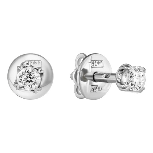 Серьги пусеты-гвоздики, Золото 585, 83-42E61628-F1DD