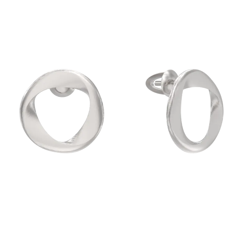 Серьги пусеты-гвоздики, Серебро 925, 1047062-00000