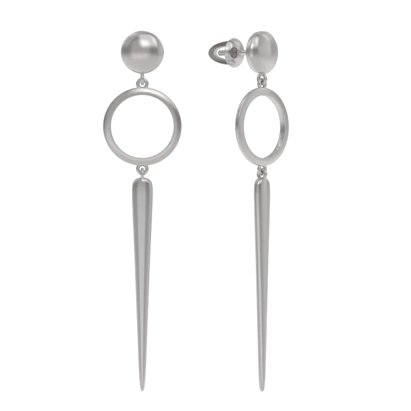 Серьги пусеты-гвоздики, Серебро 925, 1042152-00000