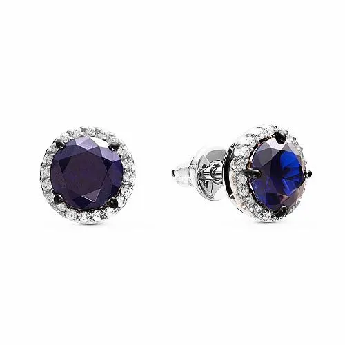 Серьги пусеты-гвоздики, Золото 585, С210-3716ГТС