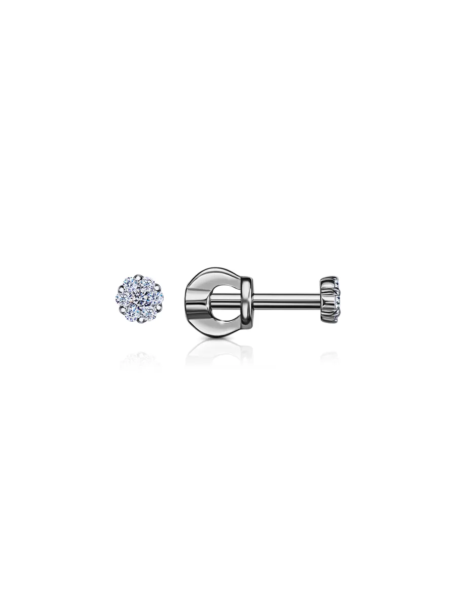 Серьги пусеты-гвоздики, Золото 585, С230-602