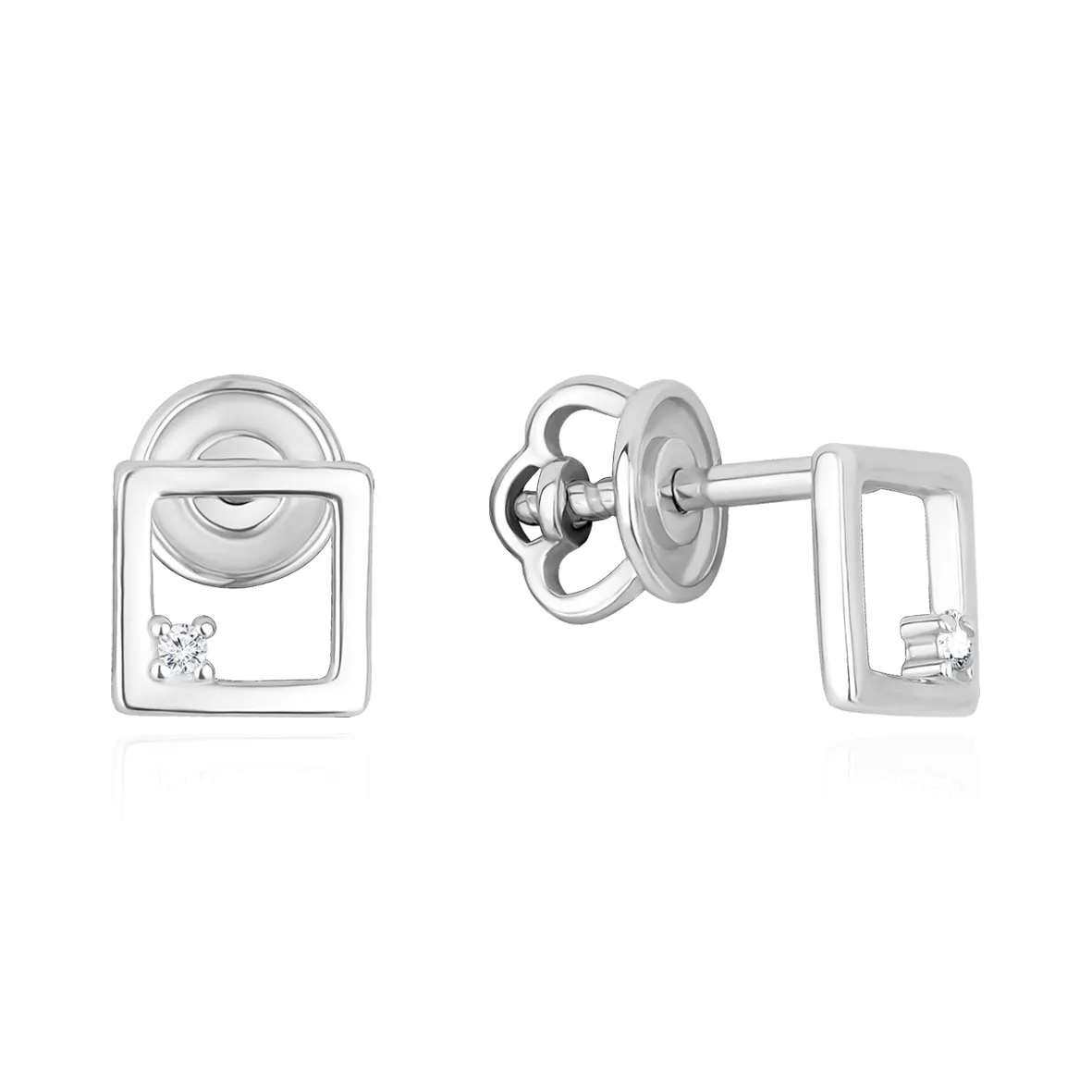 Серьги пусеты-гвоздики, Серебро 925, 2340205872л