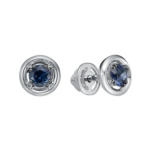 Серьги пусеты-гвоздики, Золото 585, С225-6084ТЛ