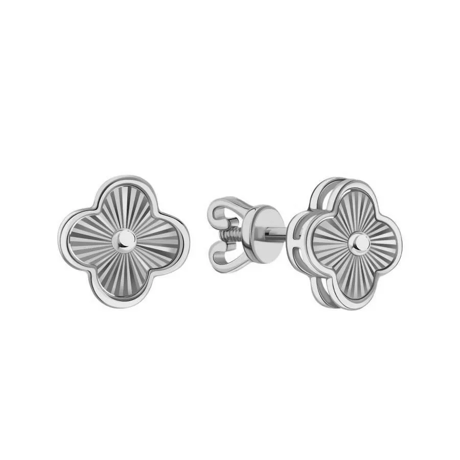 Серьги пусеты-гвоздики, Золото 585, Т33162Г442