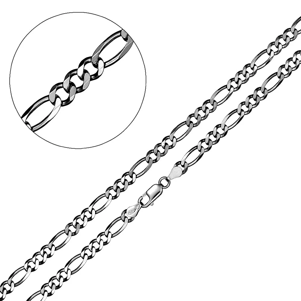 Цепочка Серебро 925, плетение Фигаро, АЛТр 150