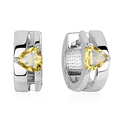 Серьги, Серебро 925, Цитрин 2340115537