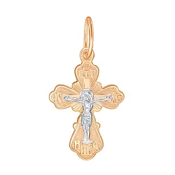 Подвеска крест, Золото 585 63-0055