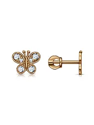 Серьги пусеты-гвоздики, Золото 585 С130-2729