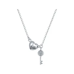 Колье,  Серебро 925, Фианит JXN 9