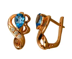 Серьги, Золото 585 1202627070