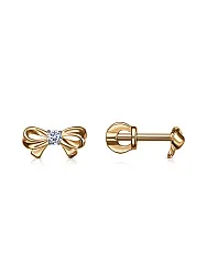 Серьги пусеты-гвоздики, Золото 585 С132-3029