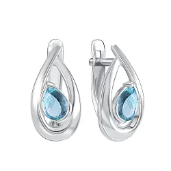 Серьги, Серебро 925, Фианит 90-52-0209-02