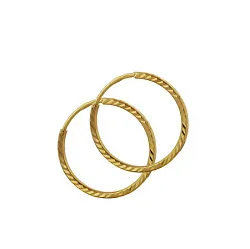 Конго/серьги-кольца,  Золото 585  200205 1 1 10