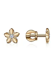Серьги пусеты-гвоздики, Золото 585 С132-2896