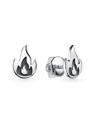 Серьги пусеты-гвоздики, Серебро 925 С-044