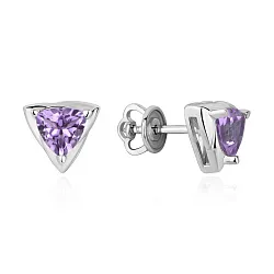 Серьги пусеты-гвоздики, Серебро 925 2340065543