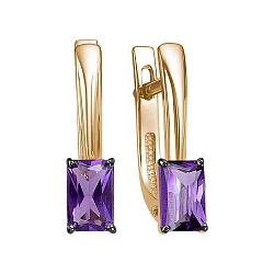 Серьги, Золото 585 С124-6069Ам