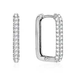 Серьги, Серебро 925, Фианит 2340205876л