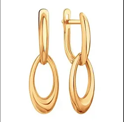 Серьги, Золото 585 Т10002Г314