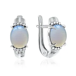 Серьги, Серебро 925, Прочие вставки 2340930371л-80