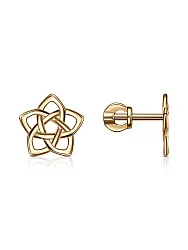 Серьги пусеты-гвоздики, Золото 585 С100-2993