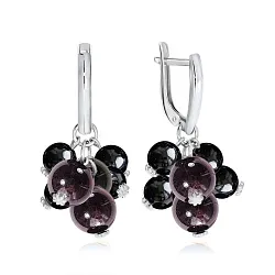 Серьги, Серебро 925, Агат 2340871288-91