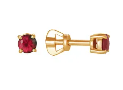 Серьги, Золото 585, Фианит 274907 1 2 10