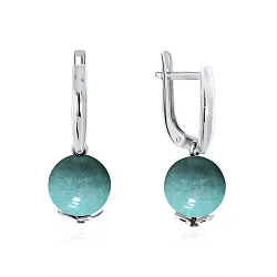Серьги, Серебро 925, Агат 2340650307-2-77