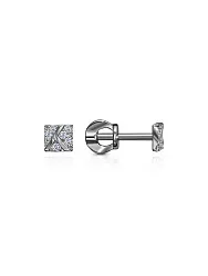 Серьги пусеты-гвоздики, Золото 585, Фианит С230-1810