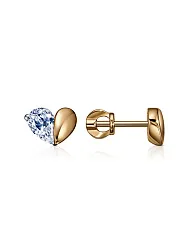 Серьги пусеты-гвоздики, Золото 585 С132-4096