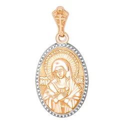 Иконка нательная,  Золото 585 03-3025 Иконка нательная,  Золото 585 03-3025