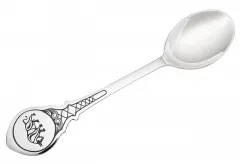 ложка чайная "Телец",  Серебро 925 40010371Т05  ложка чайная "Телец",  Серебро 925 40010371Т05